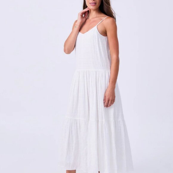 Dharma Bums Yoga Solstice Dress White Size US Women 16/XL New With Tags - Picture 2 of 11